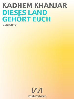 cover image of Dieses Land gehört euch